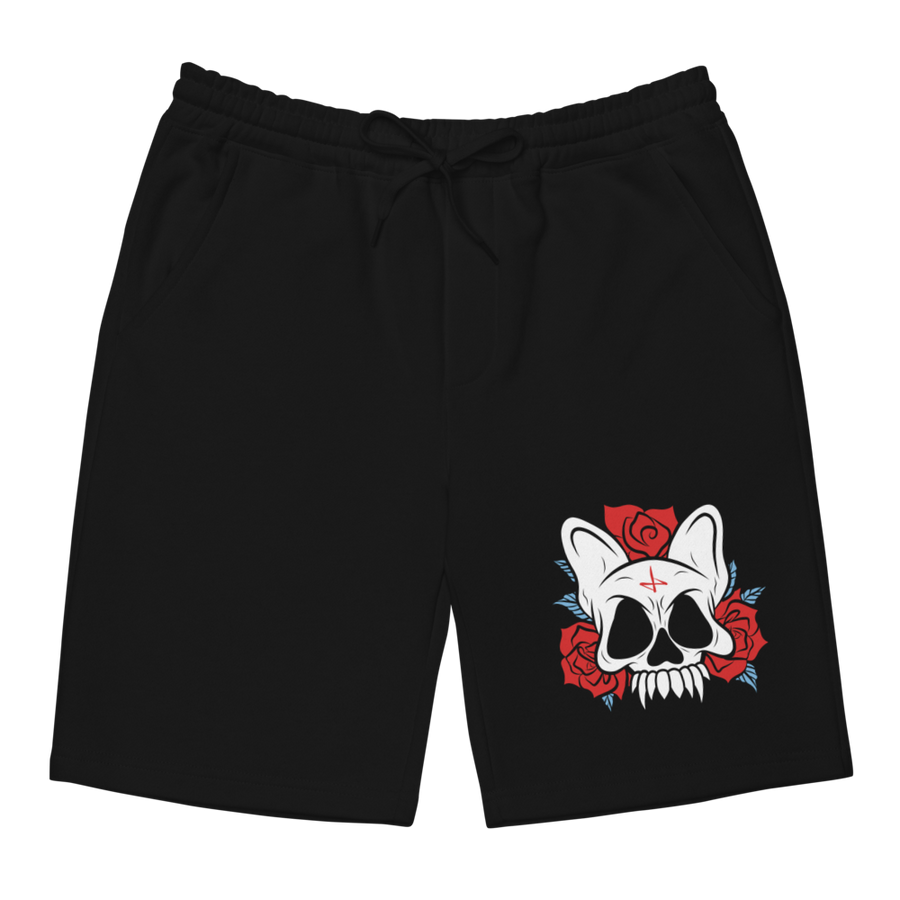 Skull n' Roses Men's fleece shorts
